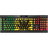 Marijuana Rasta Distressed K95 RGB PLATINUM Mechanical Gaming Keyboard Skin