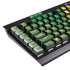 Marijuana Rasta Distressed K95 RGB PLATINUM Mechanical Gaming Keyboard Skin