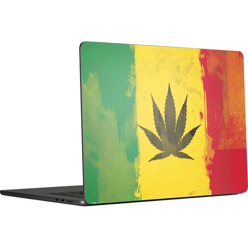Marijuana Rasta Distressed MacBook Air 15 in (2023) Skin