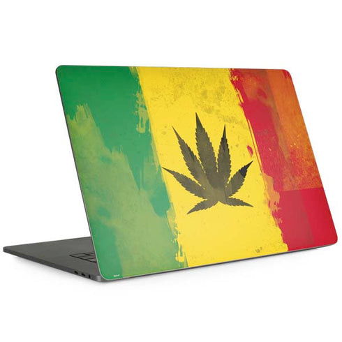 Marijuana Rasta Distressed Apple MacBook Pro 15-inch Skin