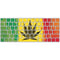 Marijuana Rasta Distressed Magic Keyboard Skin