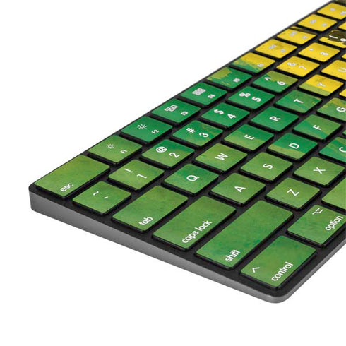 Marijuana Rasta Distressed Magic Keyboard with Numeric Keypad Skin