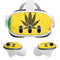 Marijuana Rasta Distressed Meta Quest 3 Skin