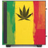 Marijuana Rasta Distressed NZXT H510 Compact ATX Mid-Tower Case Skin