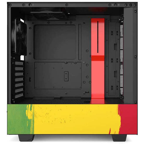 Marijuana Rasta Distressed NZXT H510 Compact ATX Mid-Tower Case Skin