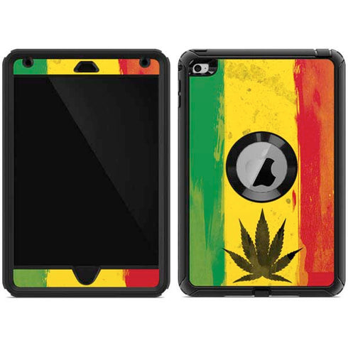 Marijuana Rasta Distressed Otterbox Defender iPad Skin