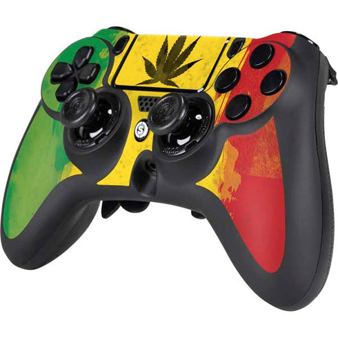 Marijuana Rasta Distressed PS4/PC SCUF Impact Controller Skin