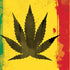 Marijuana Rasta Distressed PS4 Pro/Slim Controller Skin