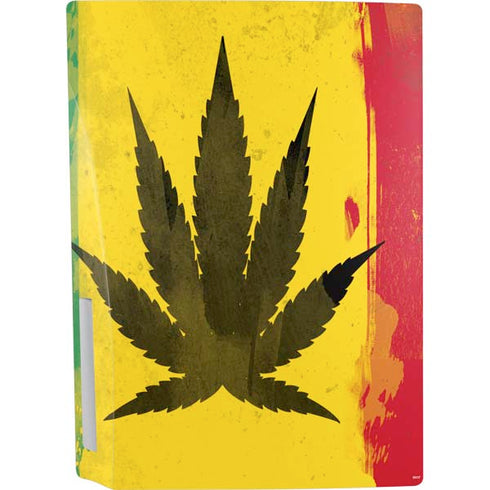 Marijuana Rasta Distressed PS5 Console Skin