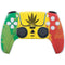Marijuana Rasta Distressed PS5 Controller Skin