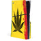 Marijuana Rasta Distressed PS5 Slim Disk Console Skin