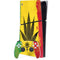 Marijuana Rasta Distressed PS5 Slim Digital Edition Bundle Skin