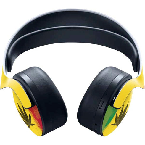 Marijuana Rasta Distressed PULSE 3D Wireless Headset for PS5 Skin