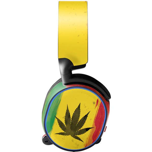 Marijuana Rasta Distressed SteelSeries Arctis 3 Skin