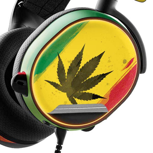 Marijuana Rasta Distressed SteelSeries Arctis 3 Skin