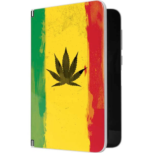 Marijuana Rasta Distressed Surface Duo Skin