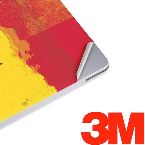 Marijuana Rasta Distressed Surface Laptop 2 Skin