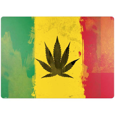 Marijuana Rasta Distressed Surface Laptop 4 15in Skin