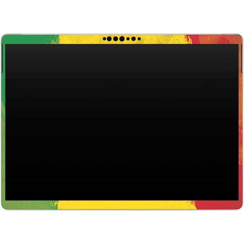 Marijuana Rasta Distressed Surface Pro 9 Skin