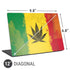 Marijuana Rasta Distressed Universal Laptop 12in (9.8 x 6.8in) Skin