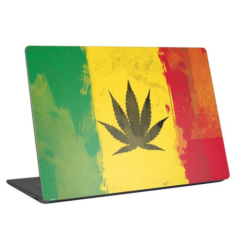 Marijuana Rasta Distressed Universal Laptop 13in (10.6 x 7.6in) Skin