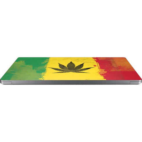 Marijuana Rasta Distressed Universal Laptop 15in (12.2 x 8.8in) Skin