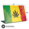 Marijuana Rasta Distressed Universal Laptop 16in (13 x 9.4in) Skin
