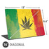 Marijuana Rasta Distressed Universal Laptop 16in (13 x 9.4in) Skin