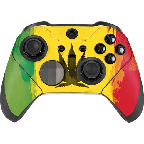 Marijuana Rasta Distressed Xbox Elite Wireless Controller Series 2 Skin