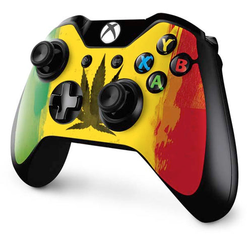 Marijuana Rasta Distressed Xbox One Controller Skin