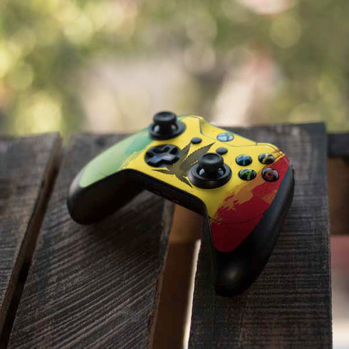 Marijuana Rasta Distressed Xbox One Elite Controller Skin