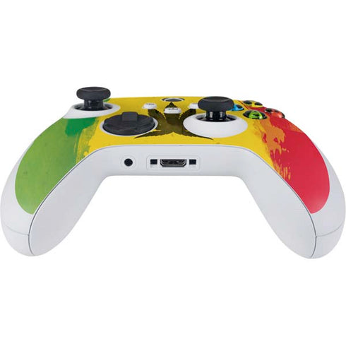 Marijuana Rasta Distressed Xbox Series S Controller Skin