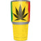 Marijuana Rasta Distressed Yeti 30oz Rambler Tumbler Skin