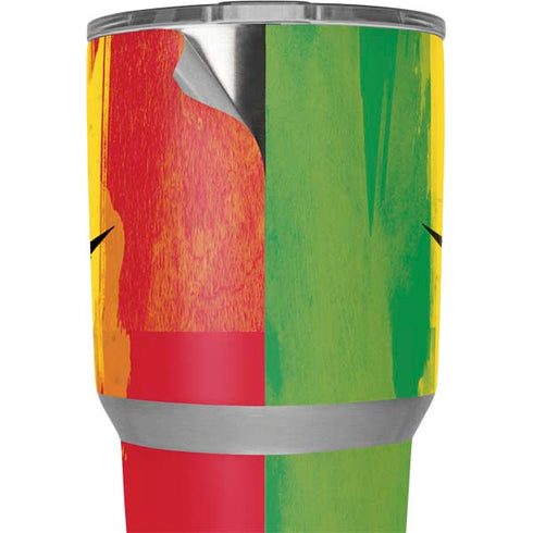 Marijuana Rasta Distressed Yeti 30oz Rambler Tumbler Skin