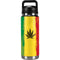 Marijuana Rasta Distressed YETI Rambler 26oz Bottle Skin