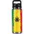 Marijuana Rasta Distressed YETI Rambler 26oz Bottle Skin