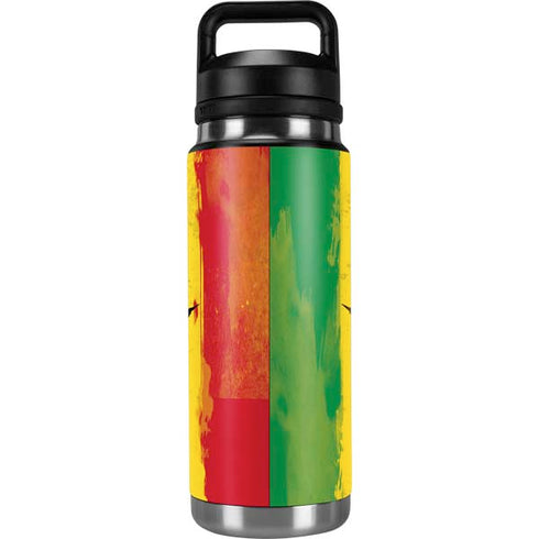 Marijuana Rasta Distressed YETI Rambler 26oz Bottle Skin