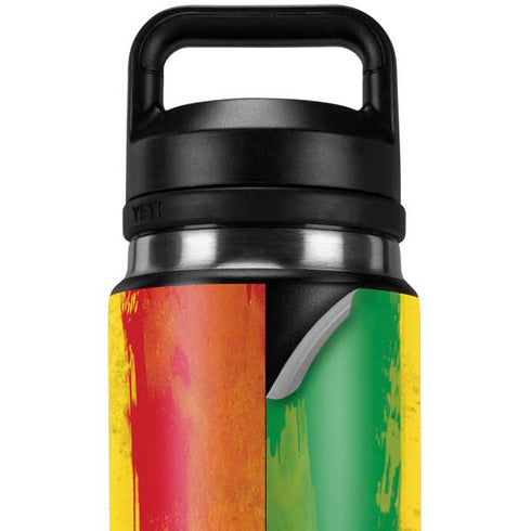 Marijuana Rasta Distressed YETI Rambler 26oz Bottle Skin
