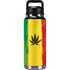 Marijuana Rasta Distressed YETI Rambler 36oz Bottle Skin