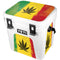 Marijuana Rasta Distressed YETI Roadie 24 Hard Cooler Skin