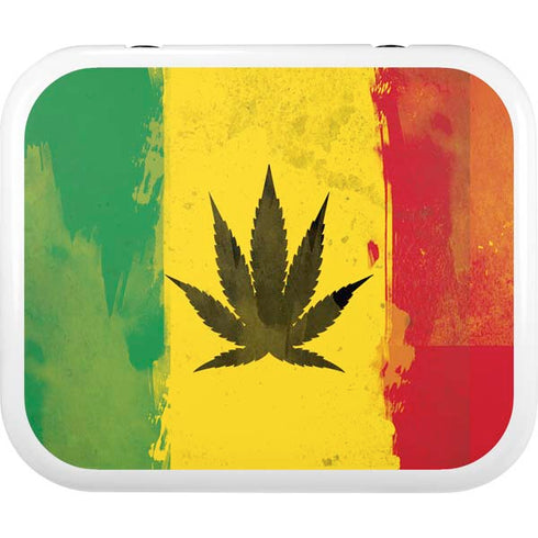 Marijuana Rasta Distressed YETI Roadie 24 Hard Cooler Skin