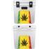 Marijuana Rasta Distressed YETI Roadie 24 Hard Cooler Skin