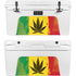 Marijuana Rasta Distressed YETI Tundra 65 Hard Cooler Skin