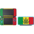 Marijuana Rasta Flag Nintendo 2DS XL (2017) Skin