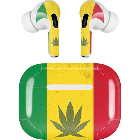 Marijuana Rasta Flag AirPods Pro 2nd Gen Skin