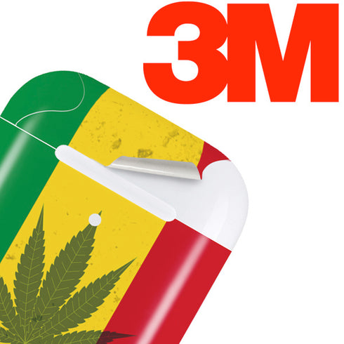 Marijuana Rasta Flag Apple AirPods 2 Skin