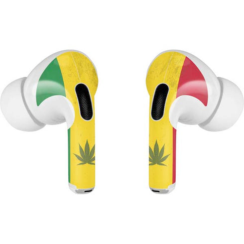 Marijuana Rasta Flag Apple AirPods Pro Skin