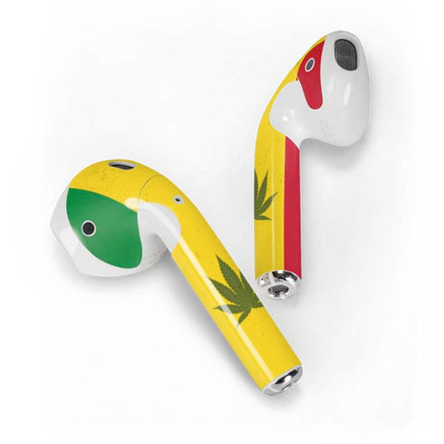 Marijuana Rasta Flag Apple AirPods Skin