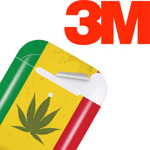 Marijuana Rasta Flag Apple AirPods Skin