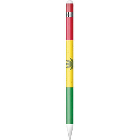 Marijuana Rasta Flag Apple Pencil (1st Gen, 2017) Skin